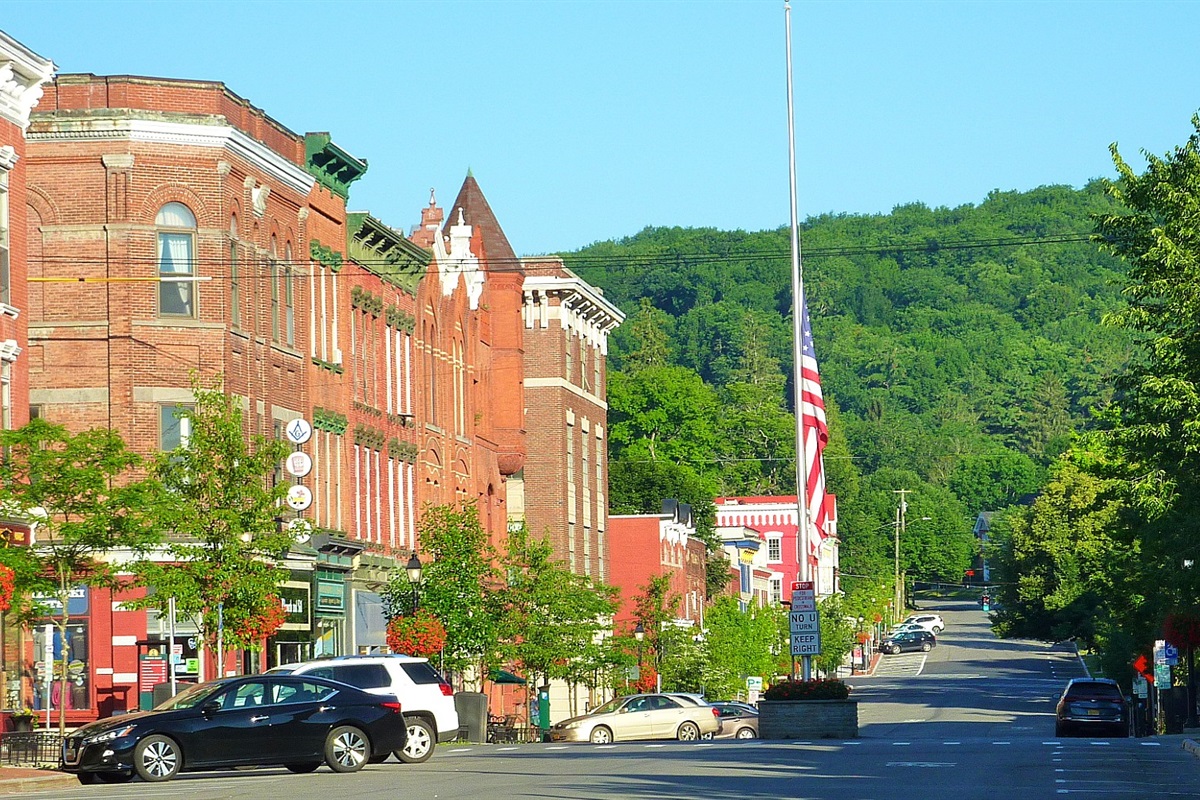 Picturesque Main Street, Cooperstown NY