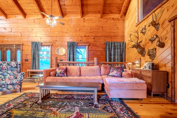 Sleeper sofa / sectional on main floor