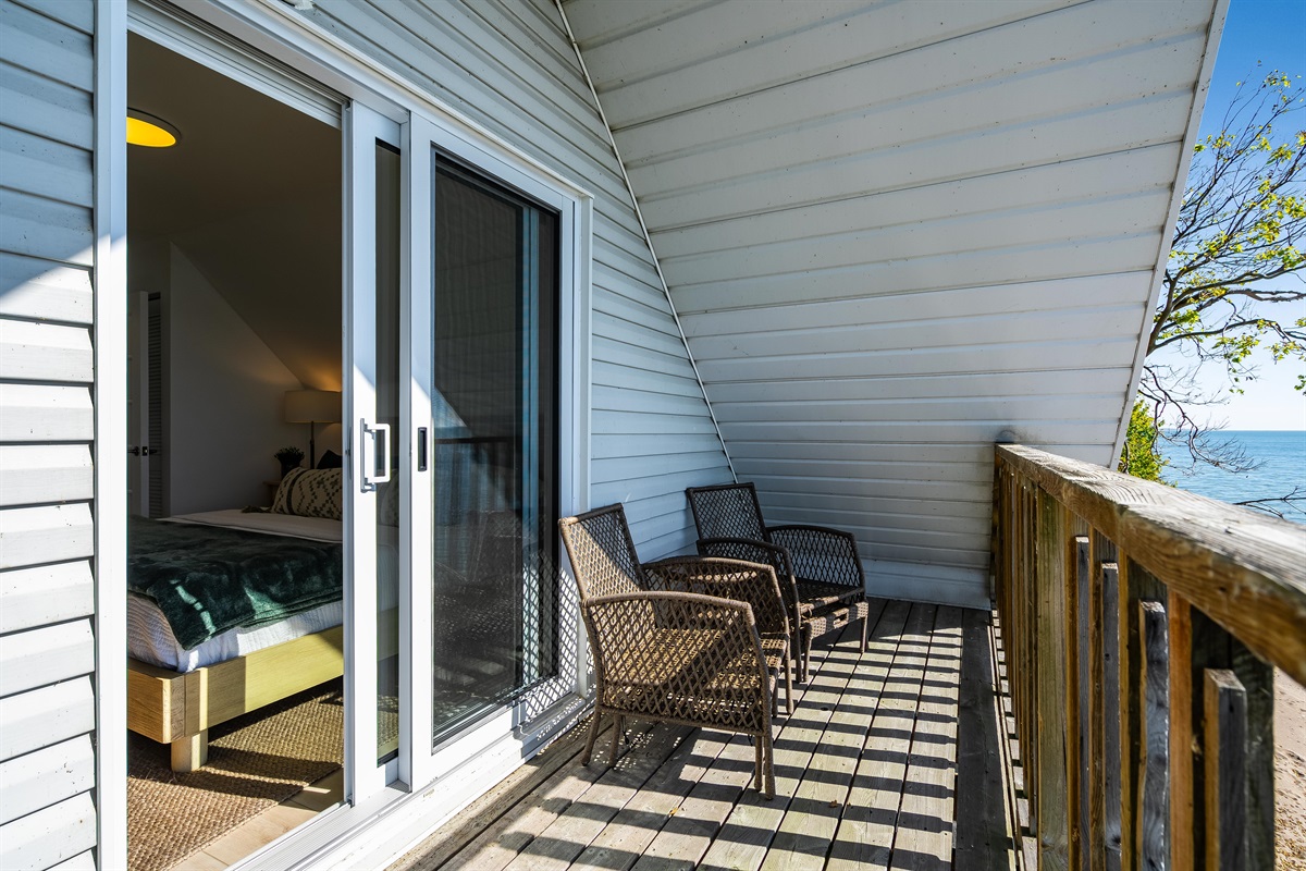 Top Floor master bedroom with ensuite and private balcony