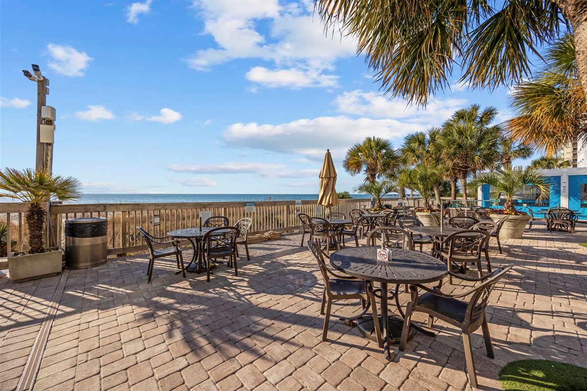 Enjoy a drink or snack from the pool bar 