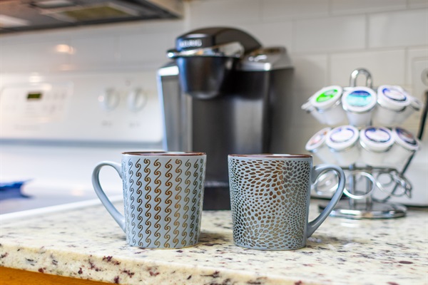 Take your coffee to the balcony and enjoy the view!