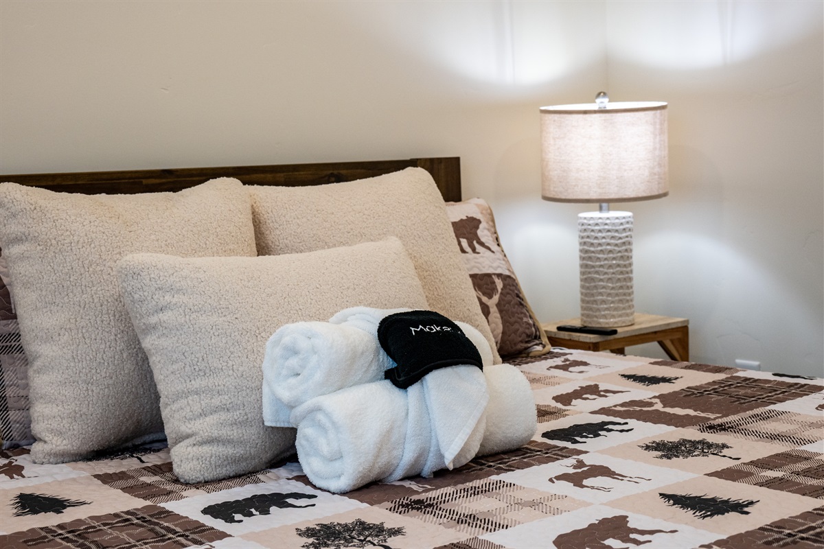 We supply the linens