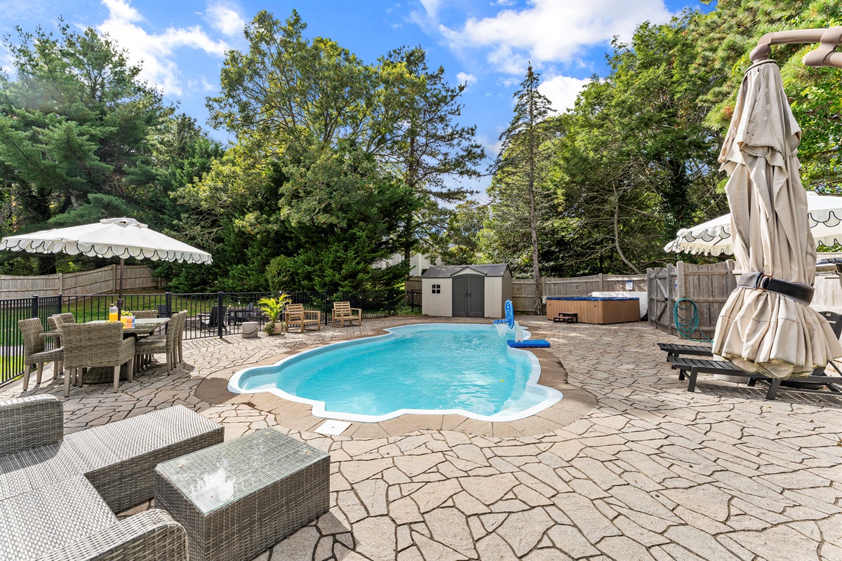 Take a dip in our inviting pool, the perfect spot to cool off and relax.