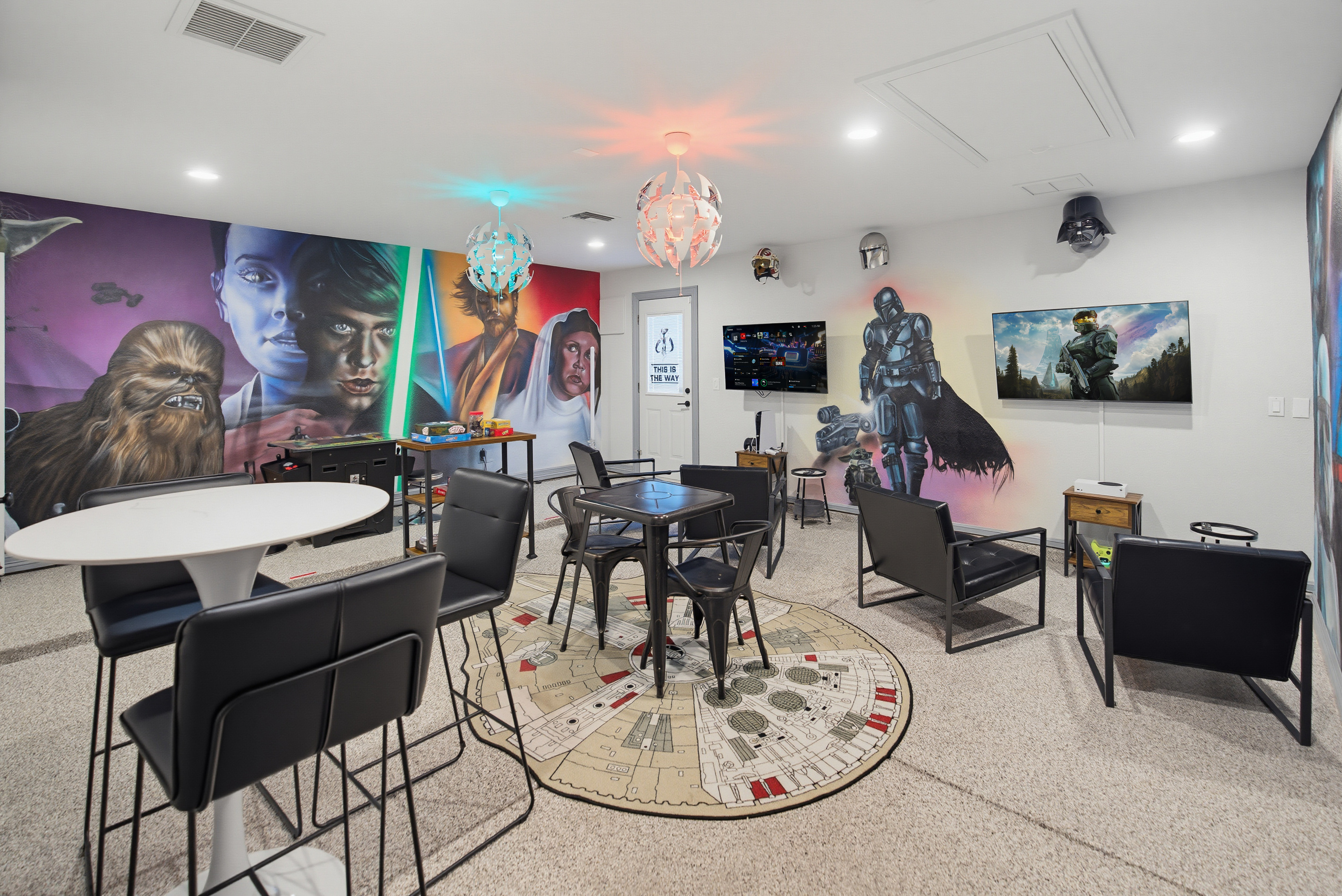 Star Wars Themed Game Room