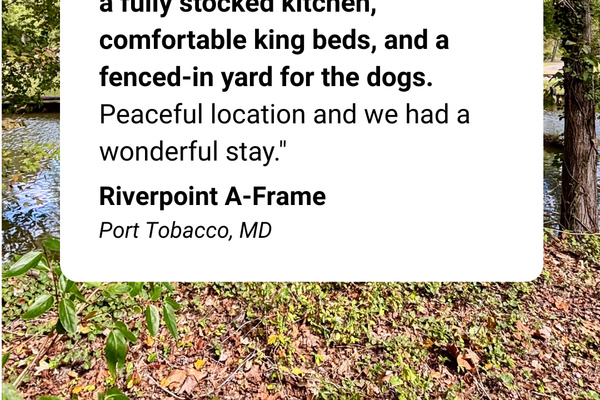 Here is a review from a recent group that stayed at our home