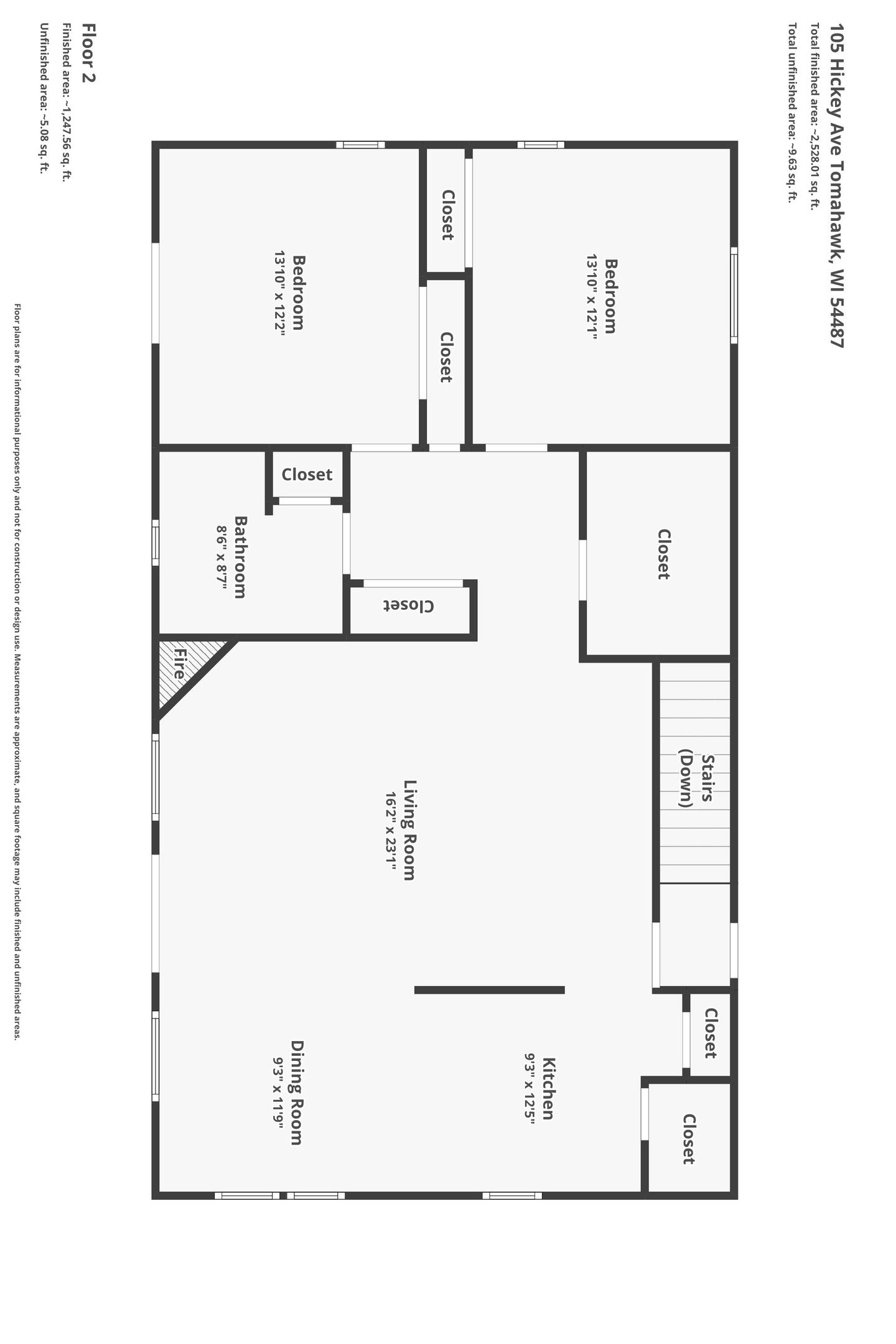 Floor Plan - Upper Level (Floor 2)