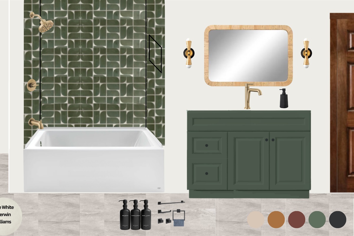 Stylish and modern space with unique design touches for a relaxing stay.