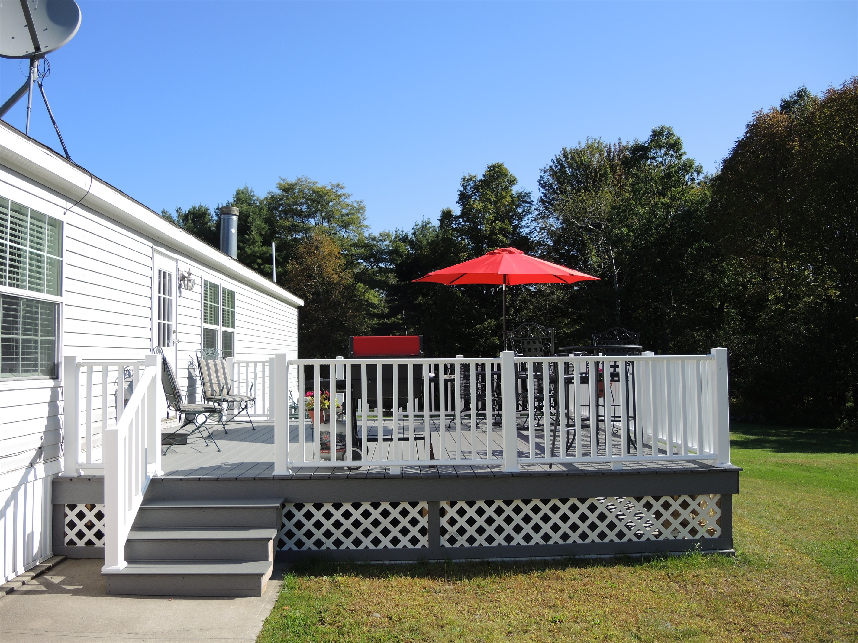 Groveside open rear deck
