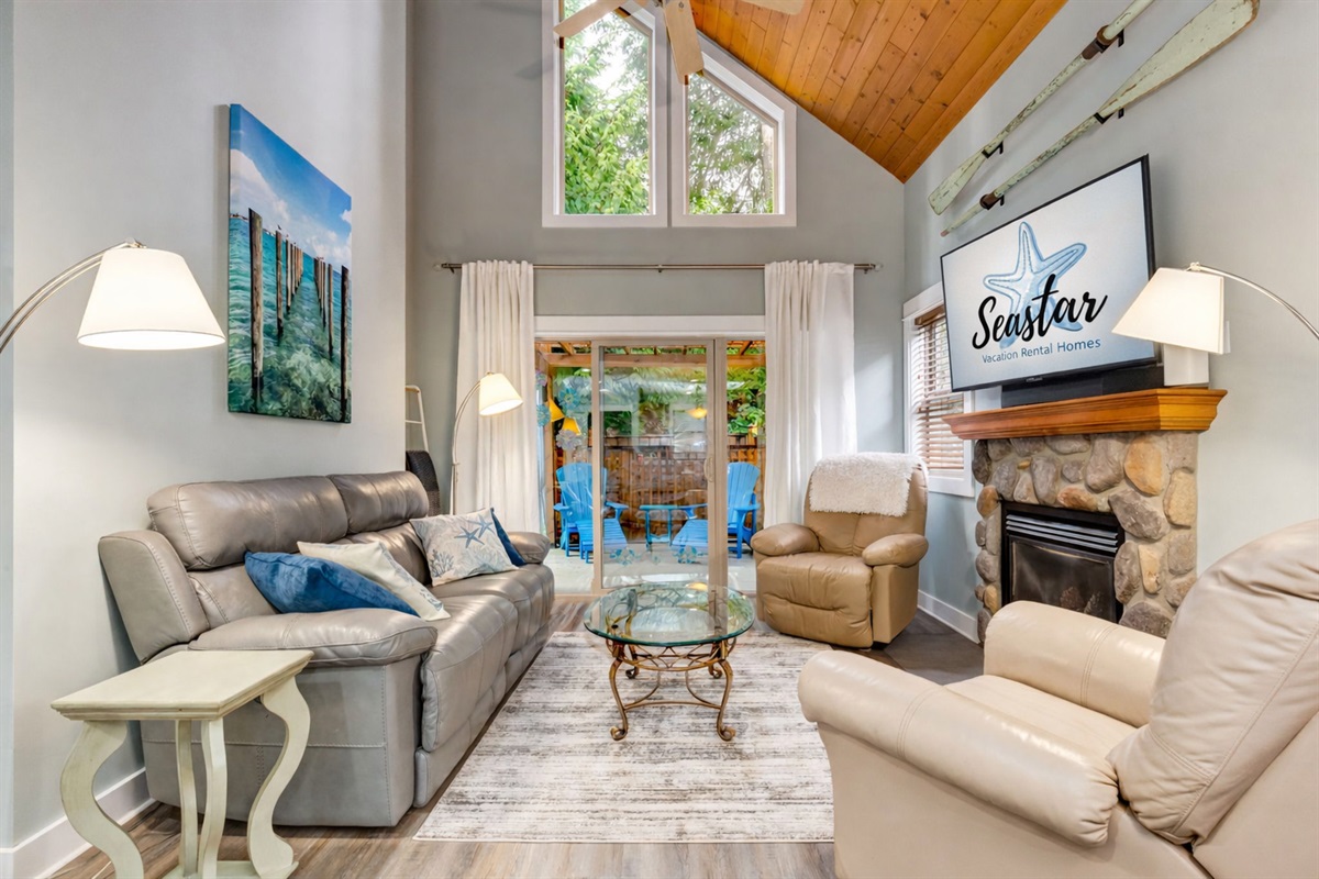 Bright, open living area perfect for family time