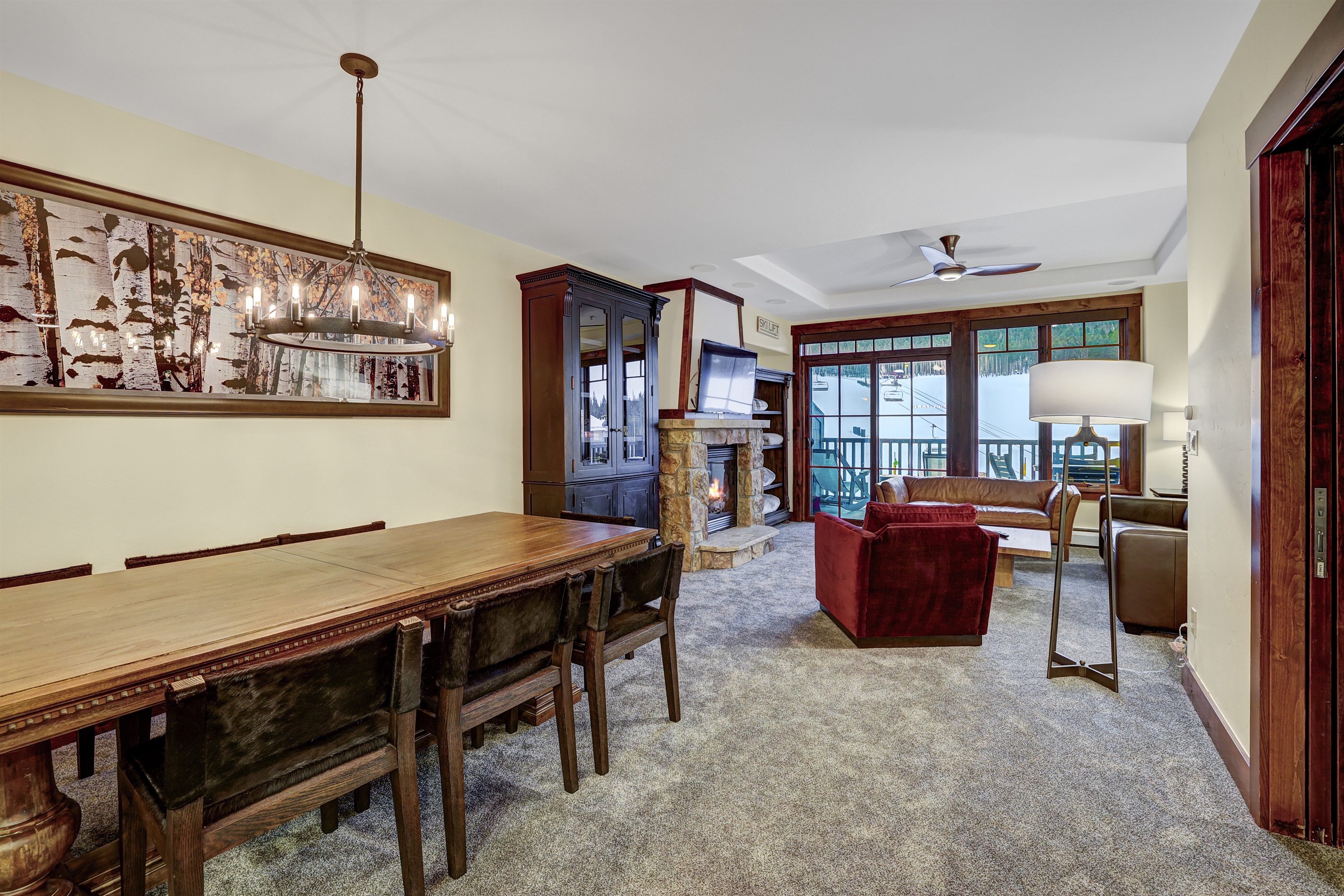 Dining Area and Living Room