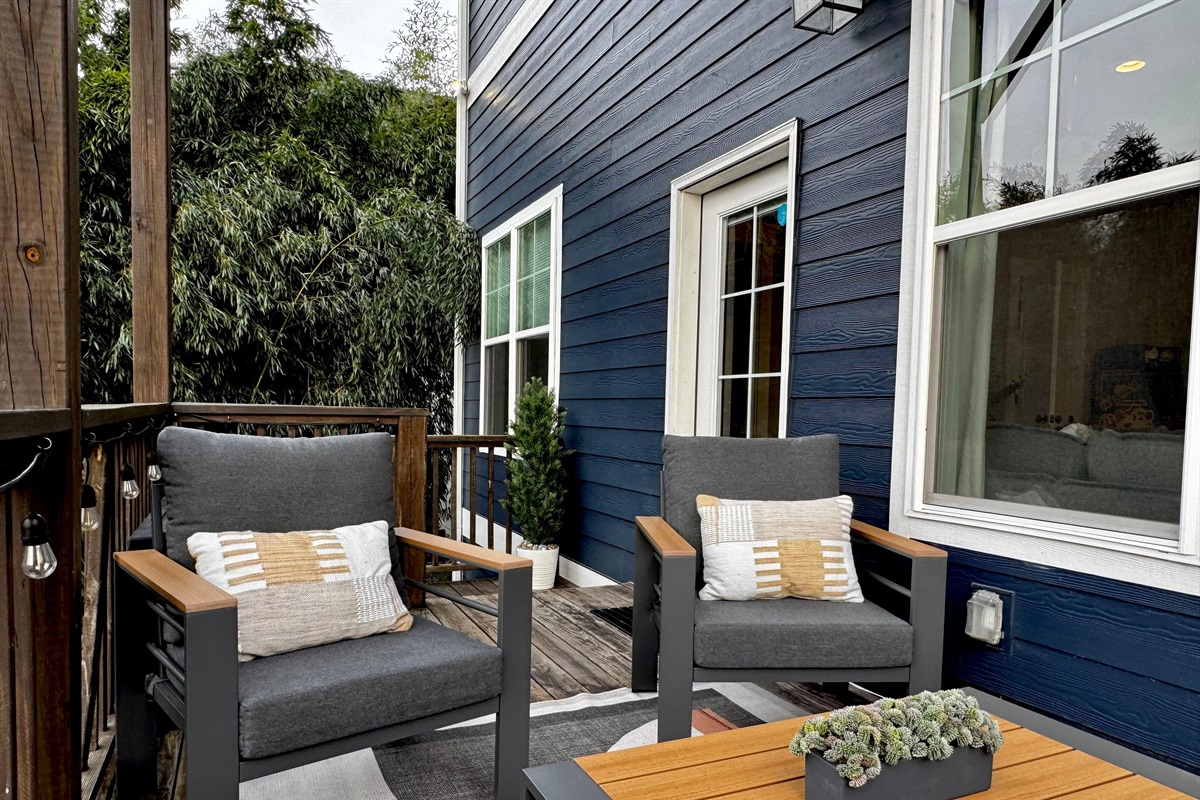 Soak in the scenic view next to the tops of the the swaying bamboo forest.