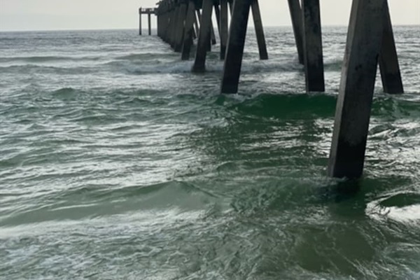Pier - a short walk from the resort
