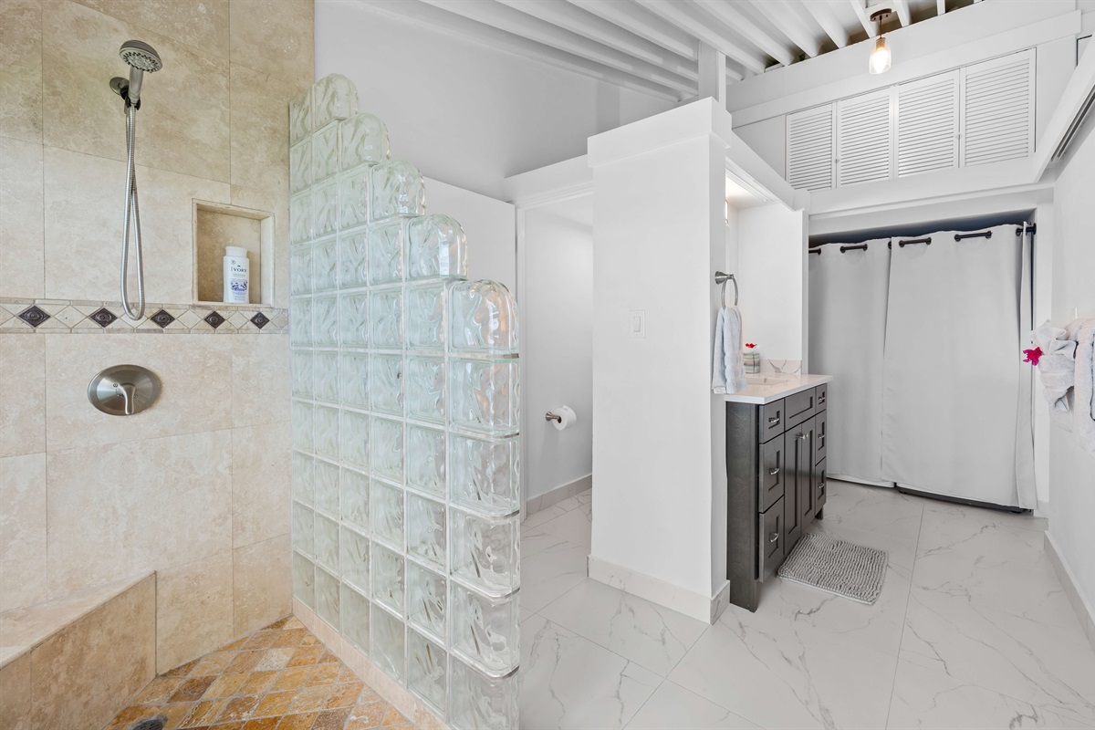 Ensuite primary bathroom