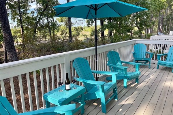Happy Hour is ready on patio