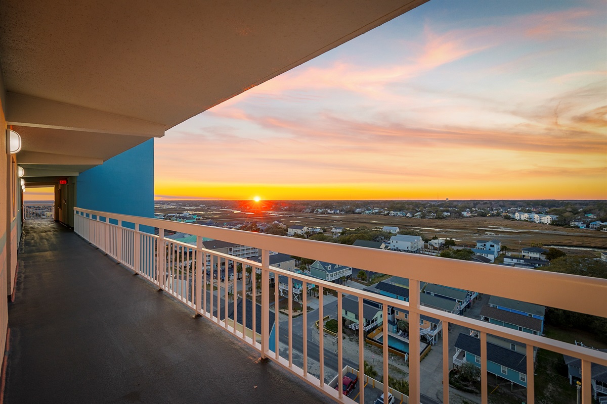 Sunset over the marsh!