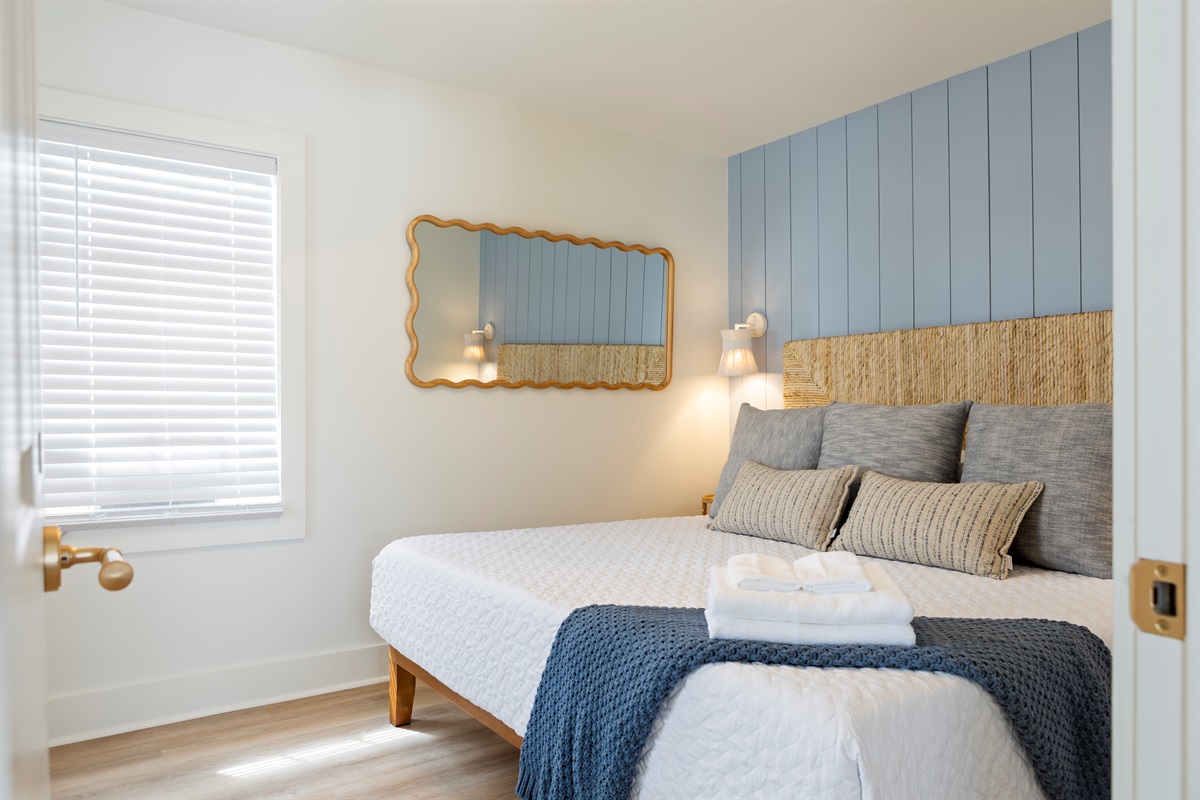 Style meets comfort with a king bed