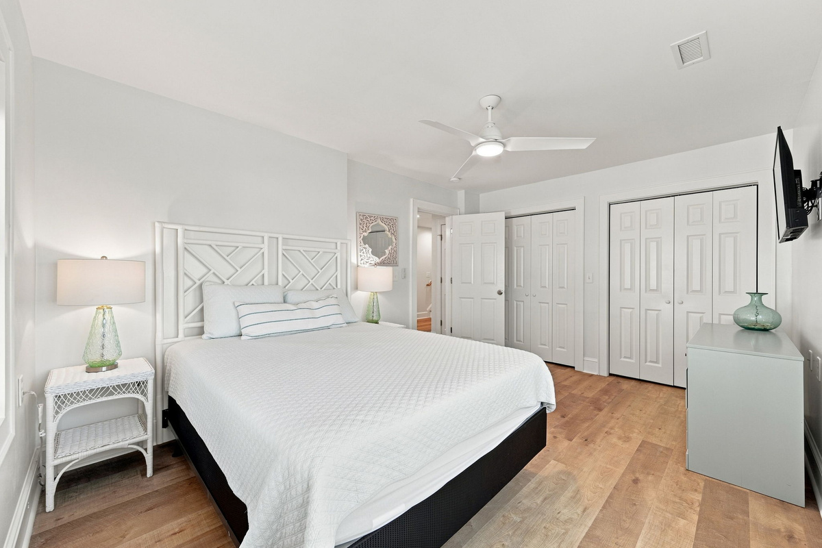 A peaceful first-floor retreat designed for restful nights.
