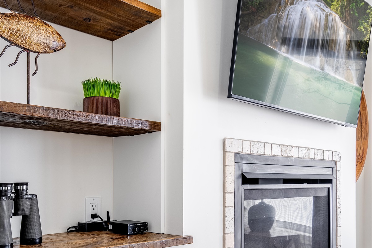 Living Room with smart TV