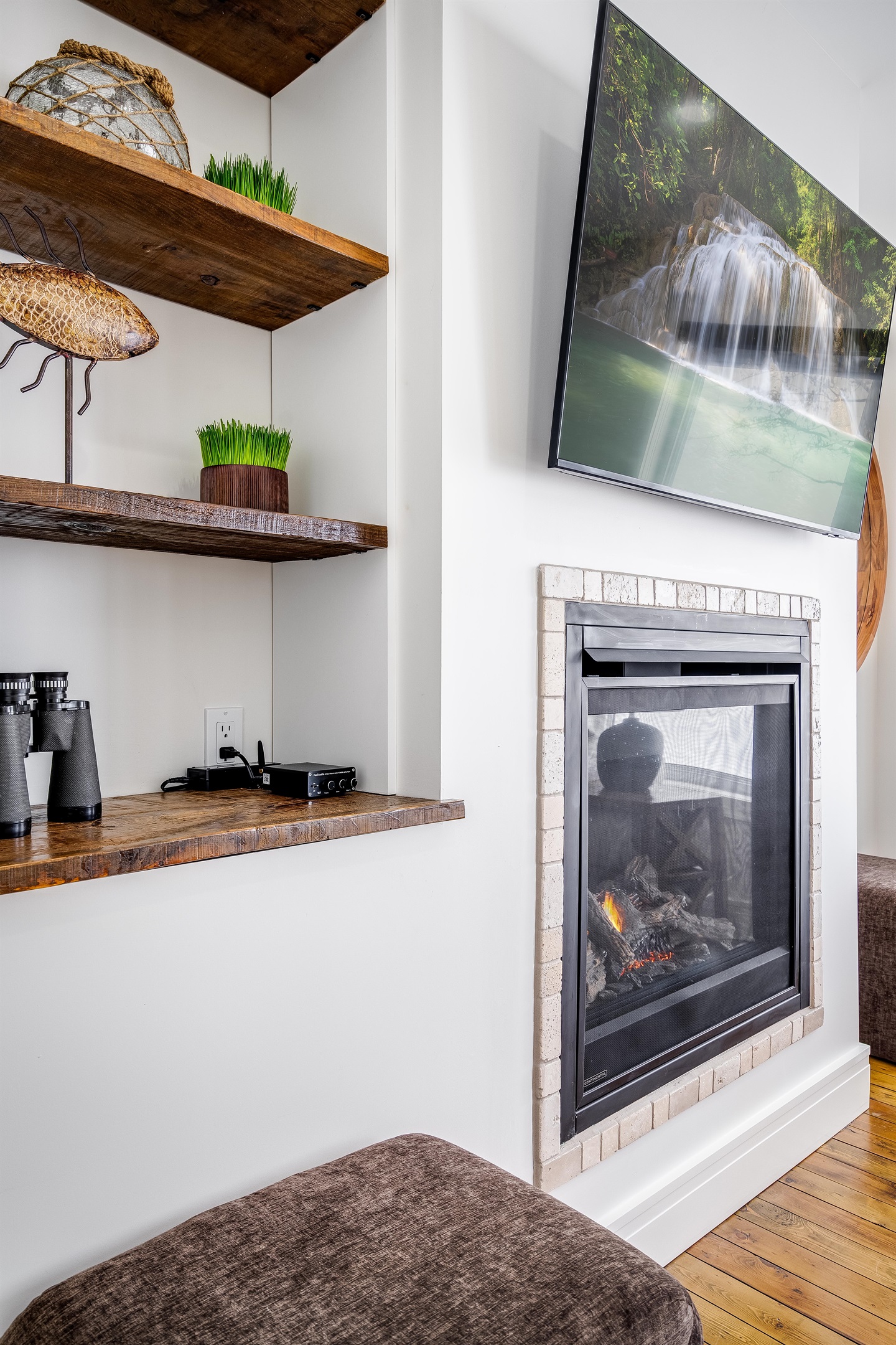 Living Room with smart TV