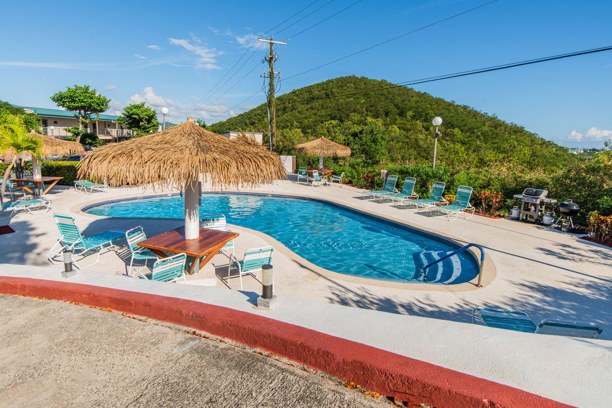 Just a 30 second walk to the first pool right next to your condo.