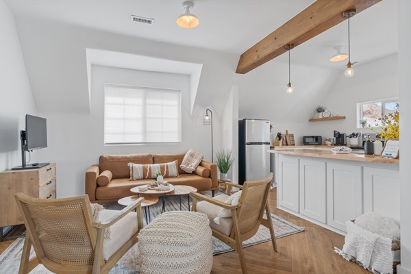Upstairs Loft living room!
