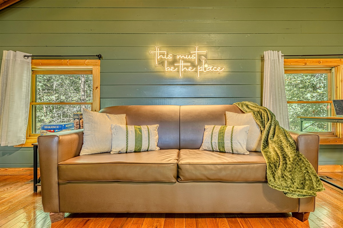 Comfortable sofa bed for extra sleeping space