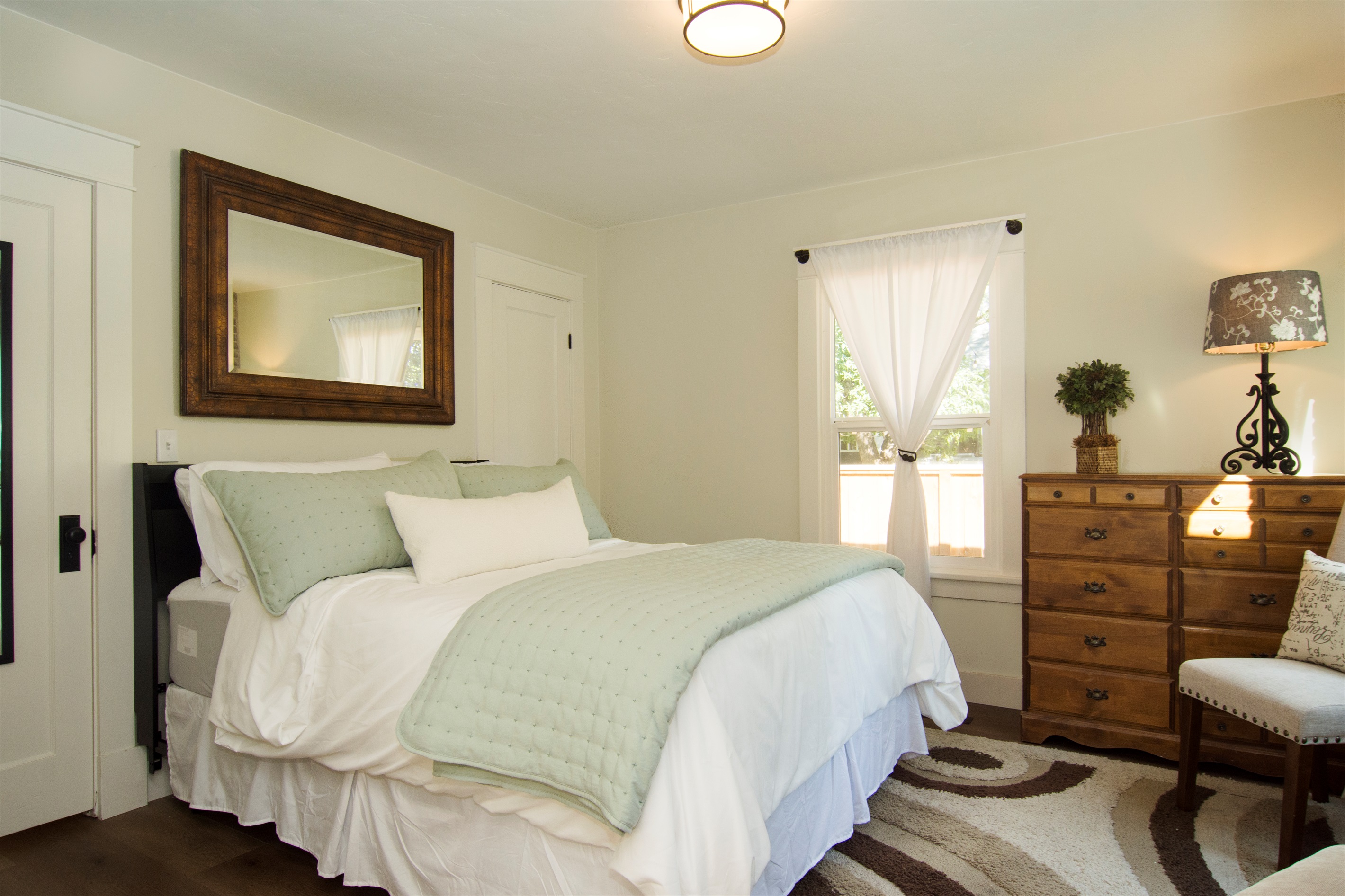Queen Bedroom at front of home