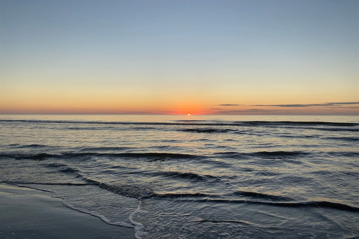 Breathtaking sunrises.