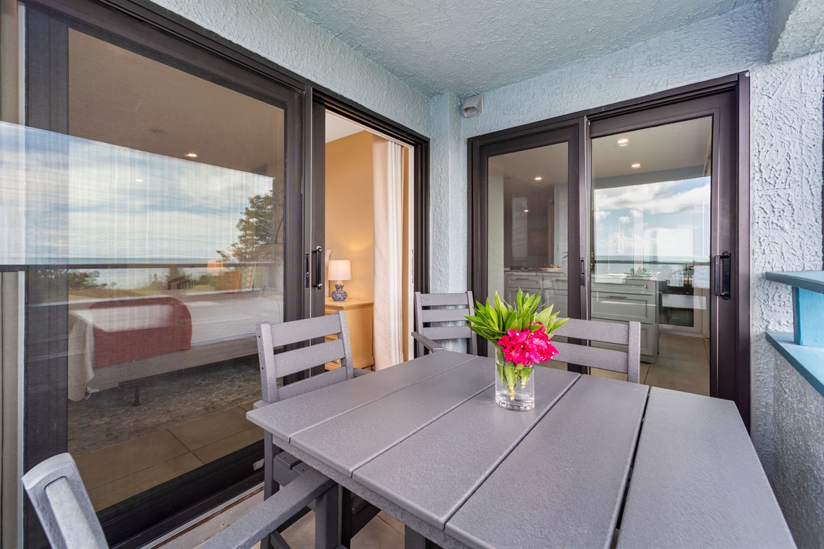 Located between the primary bedroom and kitchen - it's the perfect spot to start your day