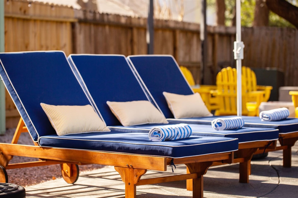Unwind in style—our plush poolside loungers with soft pillows and fresh towels are ready for your crew. Whether you're soaking up the sun or sipping cocktails under the umbrella, this is relaxation done right for your luxury group stay.