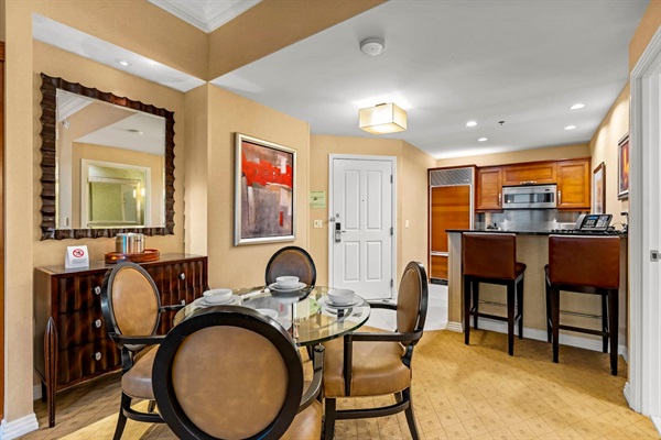 View toward the entrance