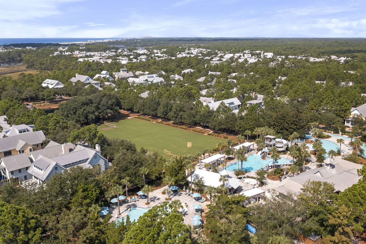 Aerial View of Neighborhood