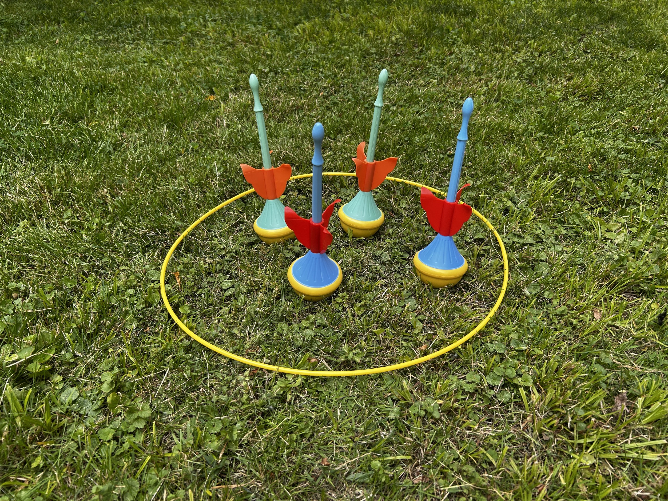 How well can you aim a lawn dart?