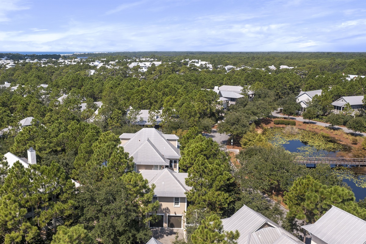 Aerial View of Neighborhood