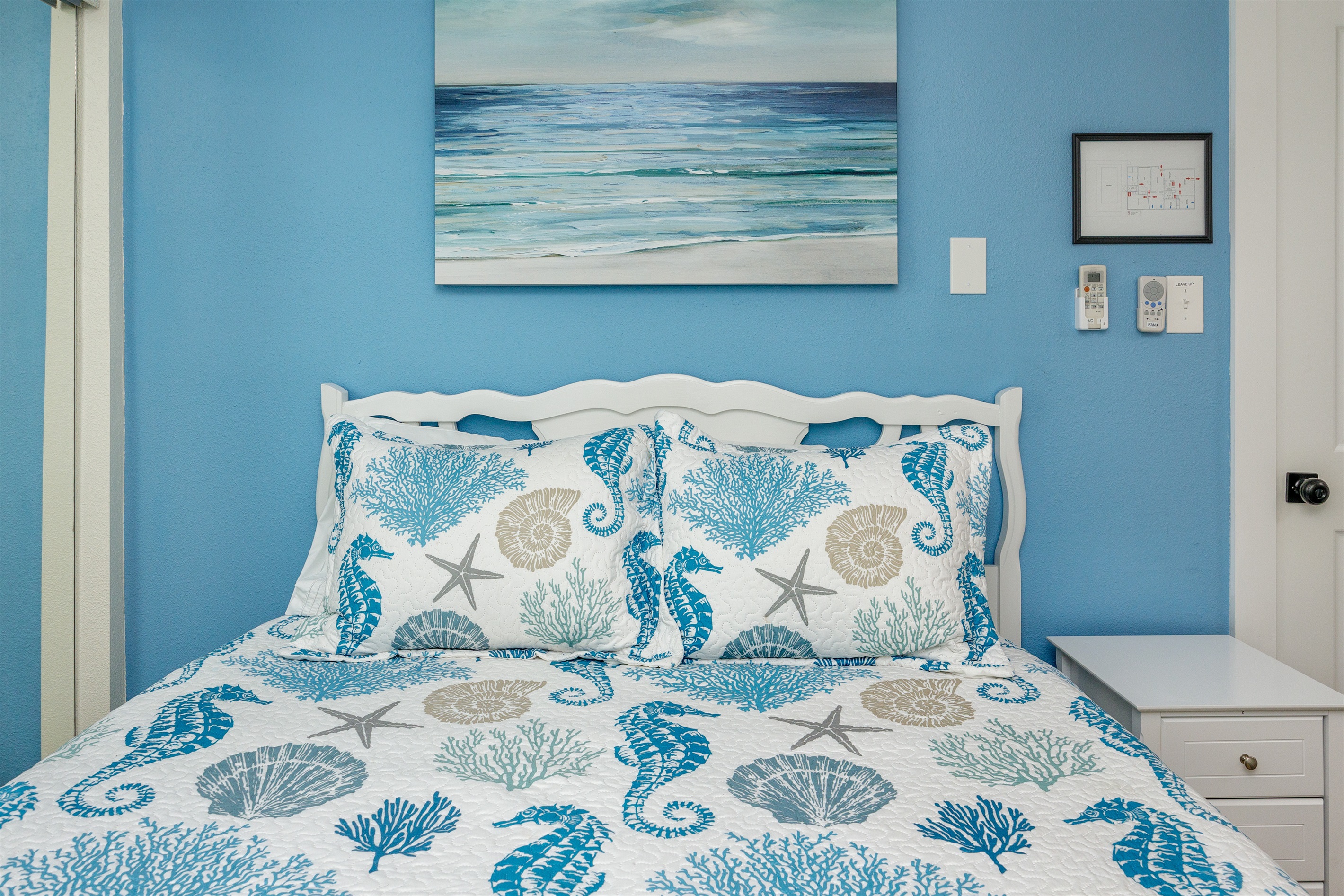 queen bed