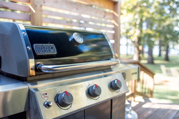Weber grill with propane provided
