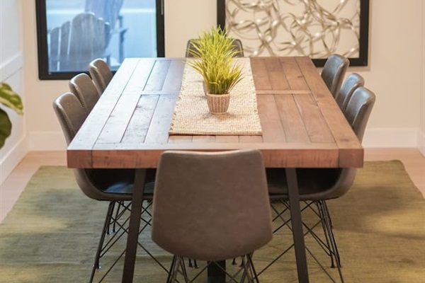 Experience the joy of dining at the generous 8-seater table, designed for comfort and connection during every meal shared with family and friends.