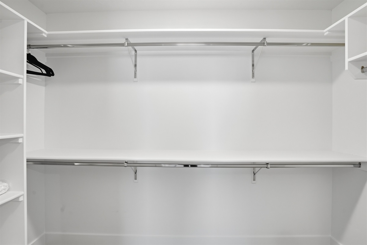 Spacious Walk-In Closet