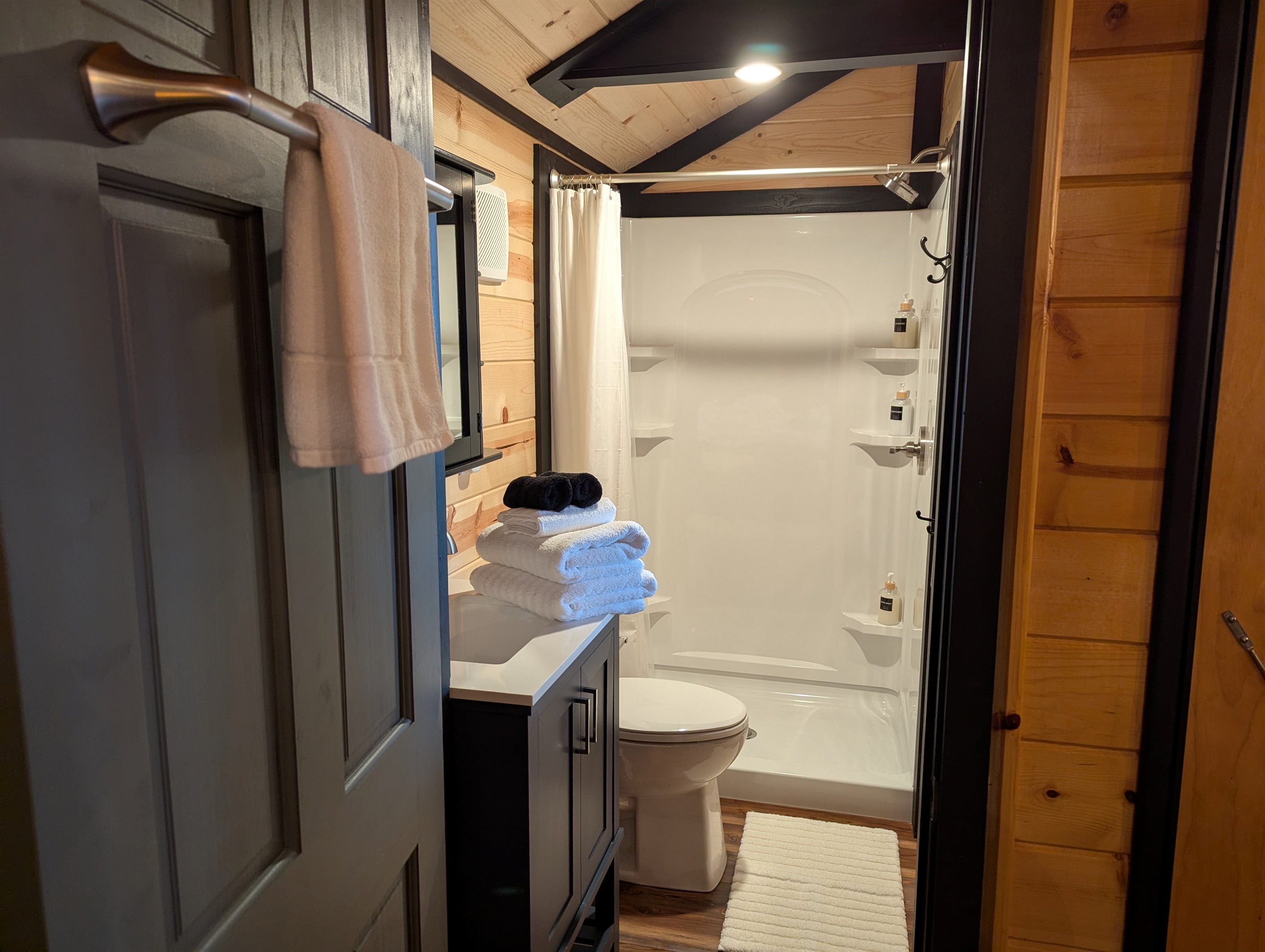 Private bathroom with walk-in shower