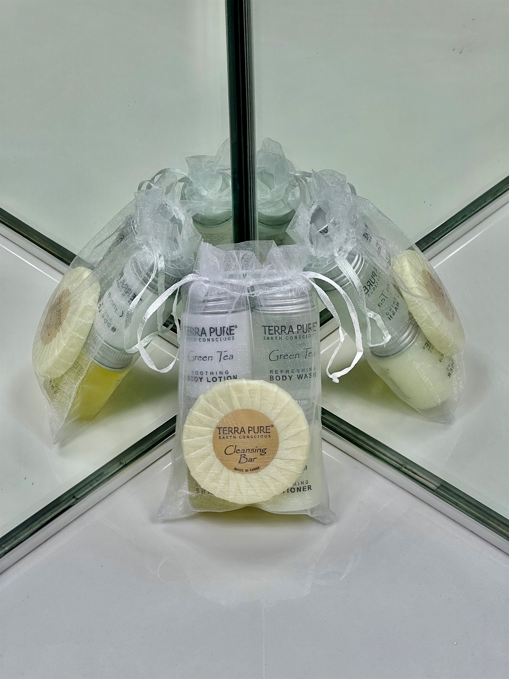 Pack lighter and travel easier. We provide complimentary, single-serve amenity kits with quality shampoo, conditioner, and body wash for your convenience.