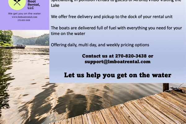 For multi-day boat rentals with delivery and pick-up to your dock, contact LM Boat Rentals.