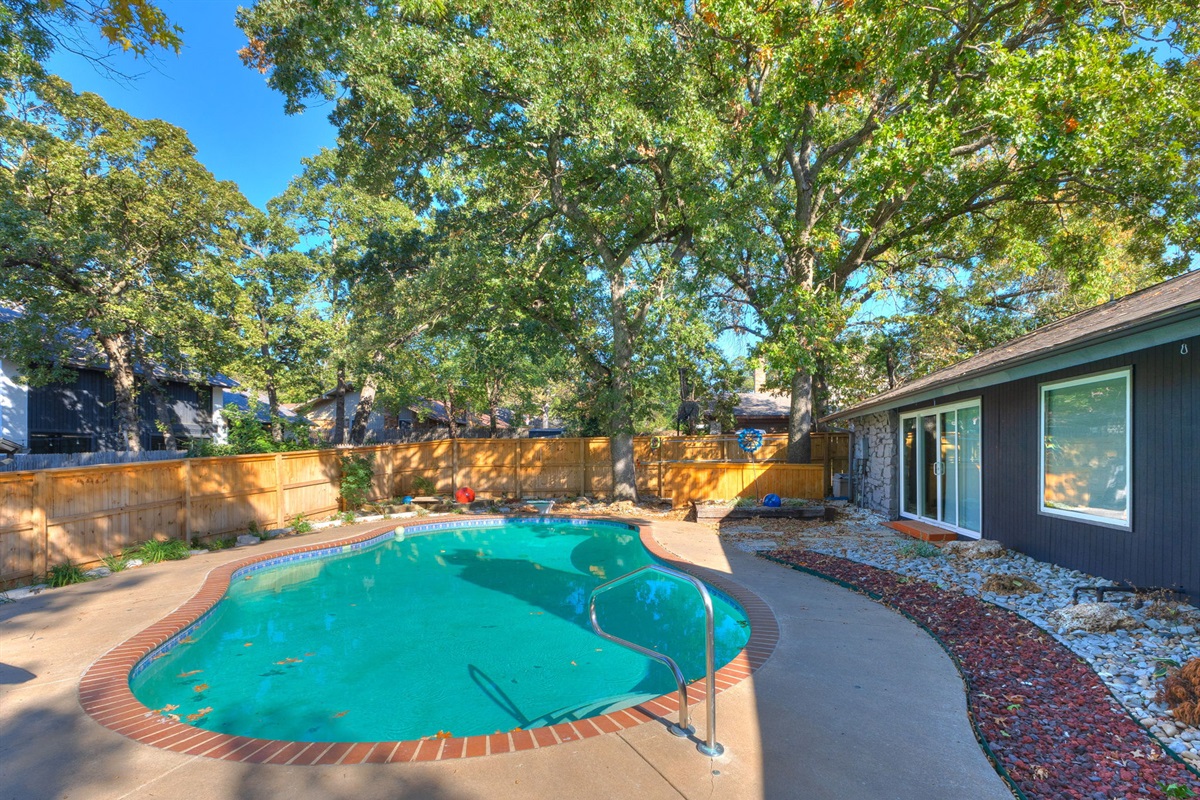 Backyard with Private Pool