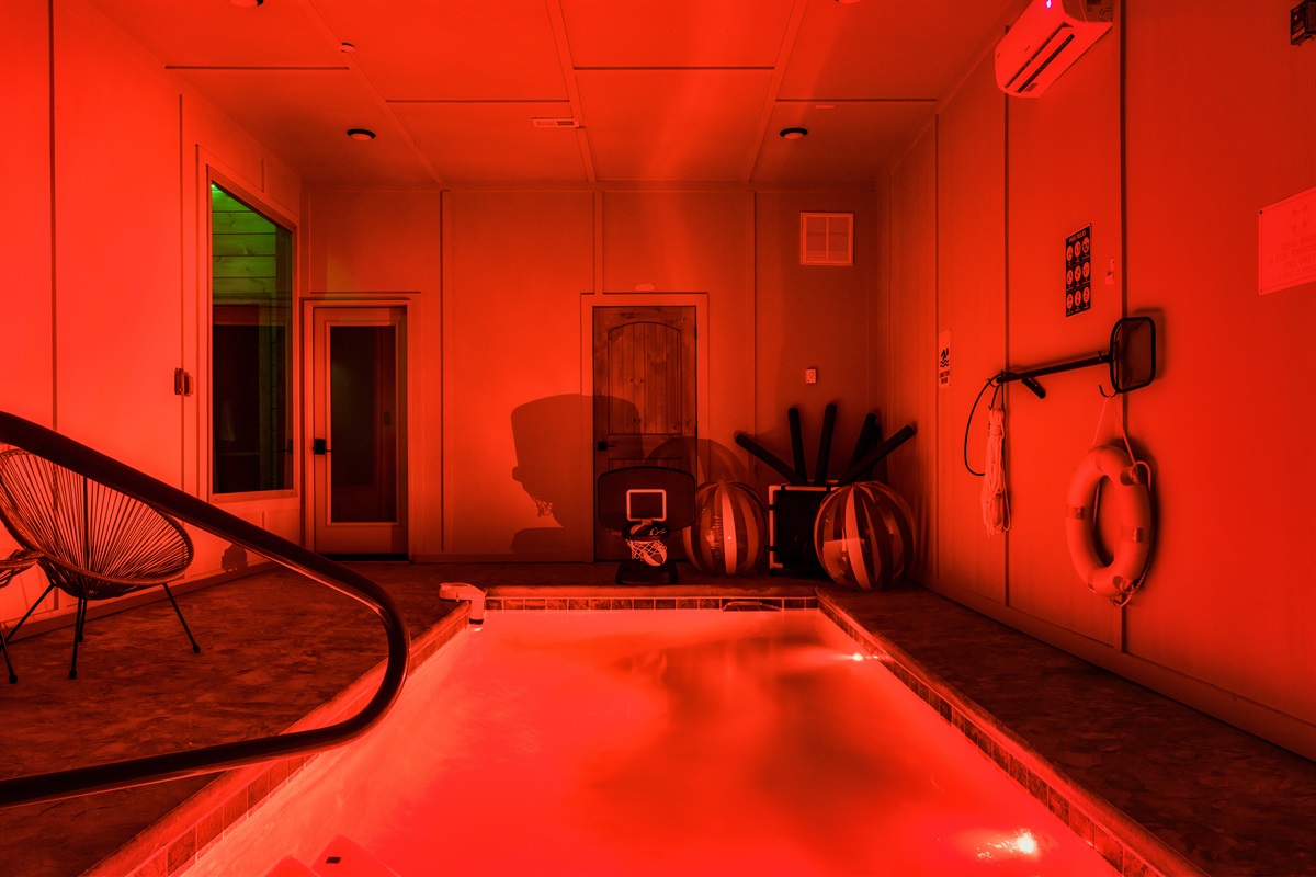 Spacious indoor pool, perfect for year-round enjoyment