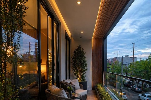 Private balcony
