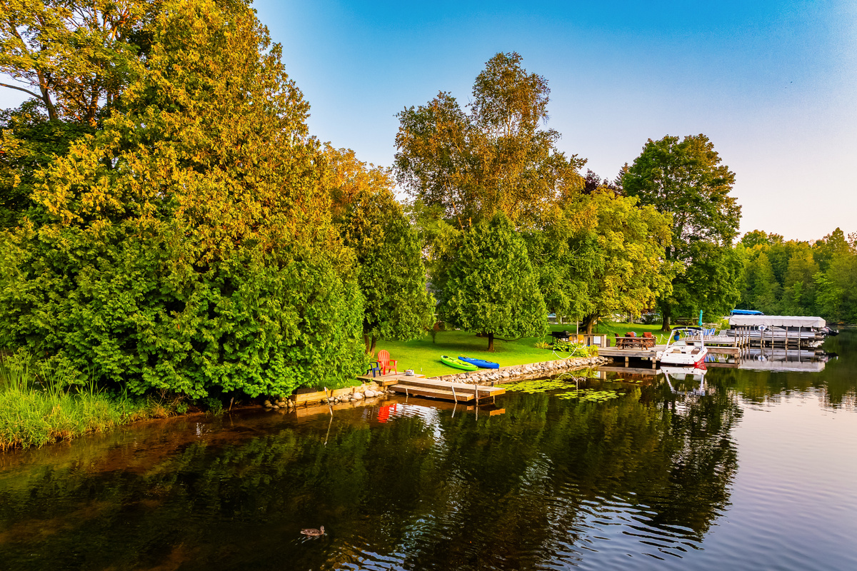 Come explore Northern Michigans Upper Chain of Lakes right from your front door!