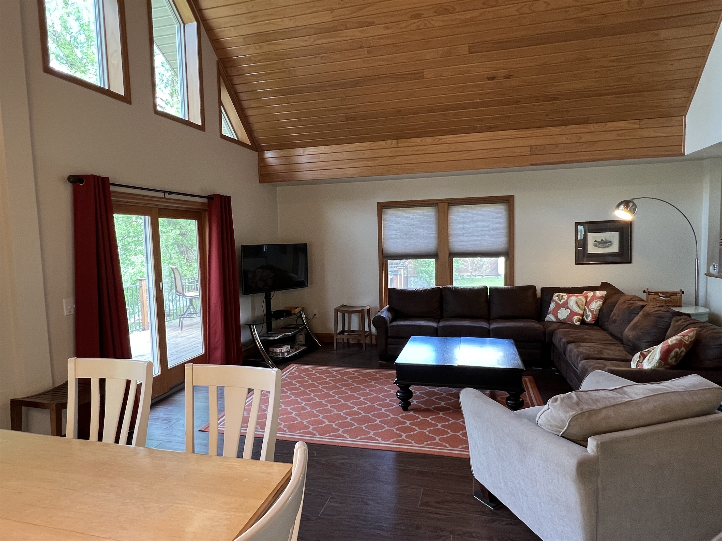 Dining and living area