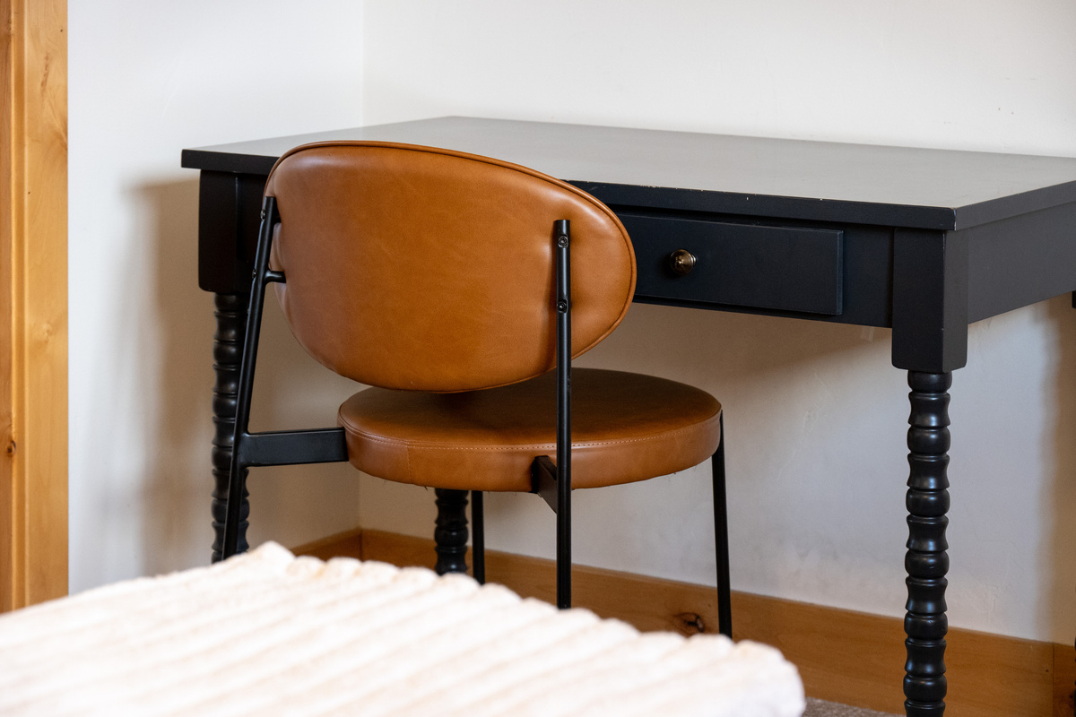 A dedicated workspace gives you a convenient place to catch up when work happens to follow you on vacation.