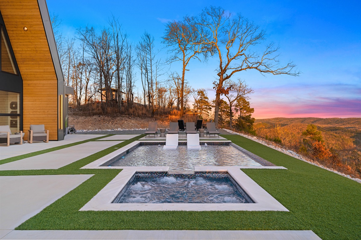 Stretch out and relax while soaking up the scenery, because this outdoor space was made for slow afternoons, sunshine, and total peace and quiet.