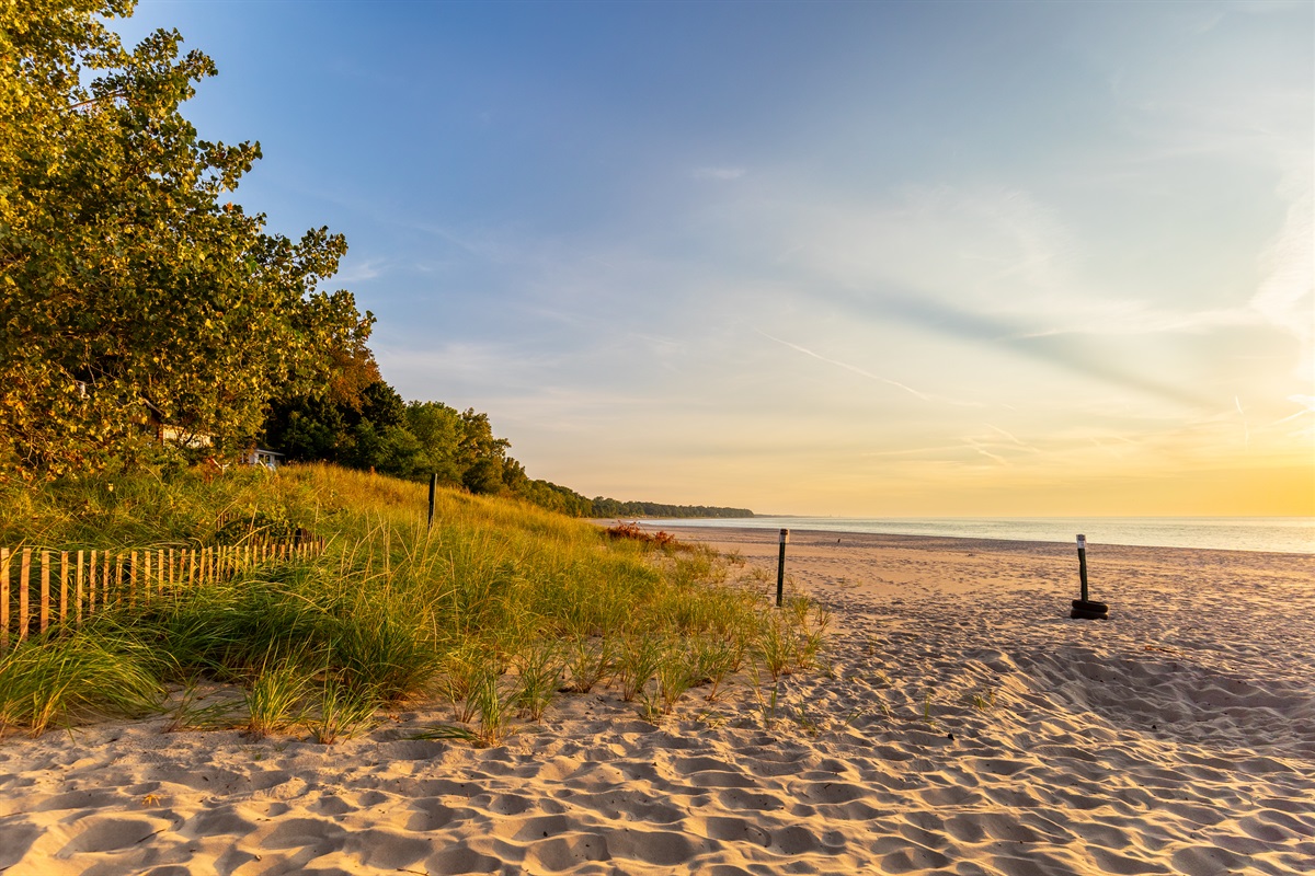 Only minutes from the beautiful Lake Michigan lakeshore! 