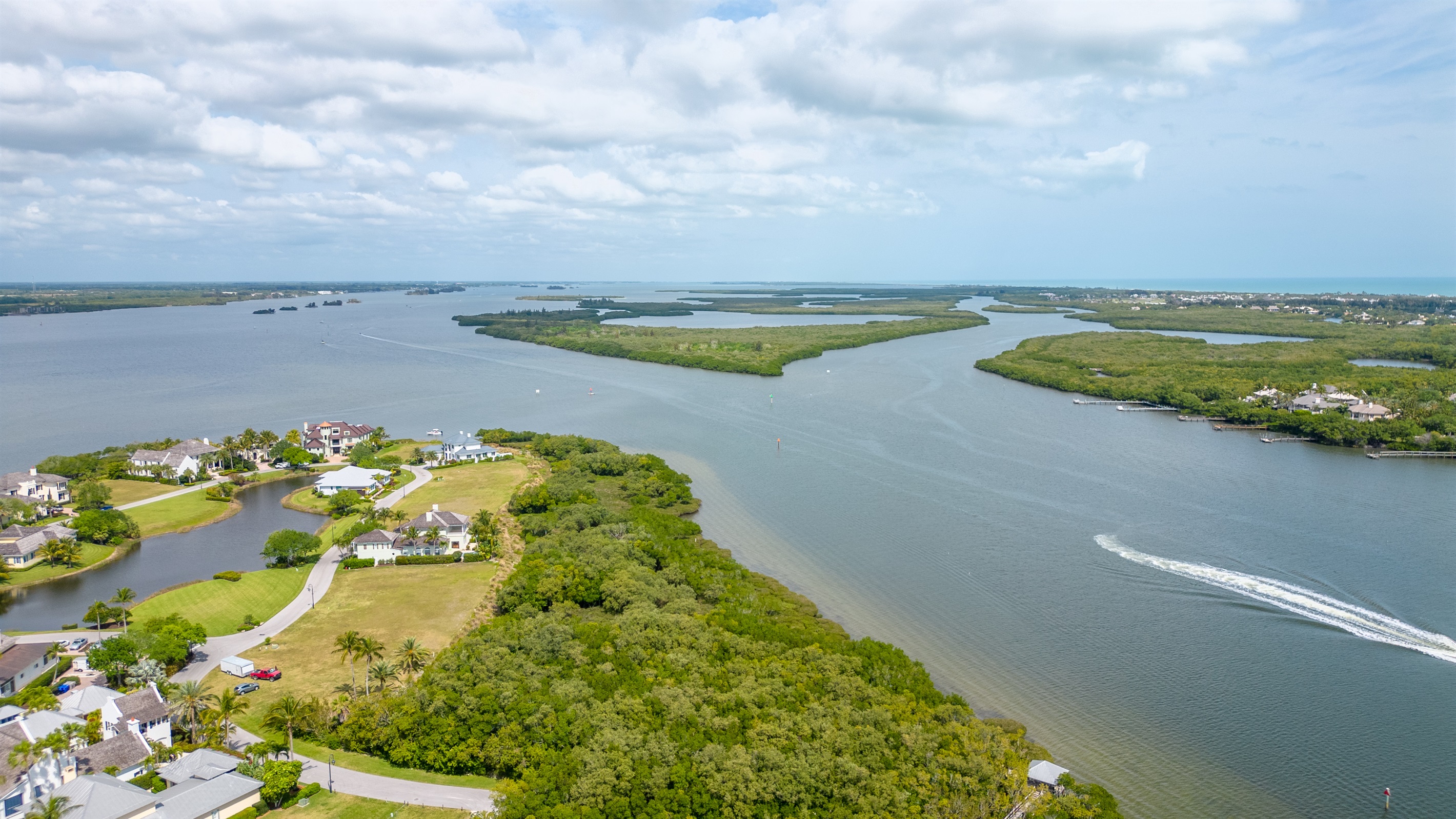 The Indian River is the Intercoastal Hwy. Perfect for boating, fishing and swimming .